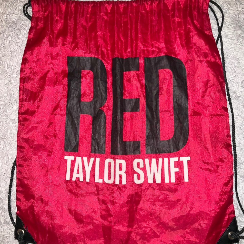 Red Taylor Swift Drawstring Bag - image 1
